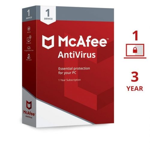 McAfee Antivirus 1 PC 1 Year Download