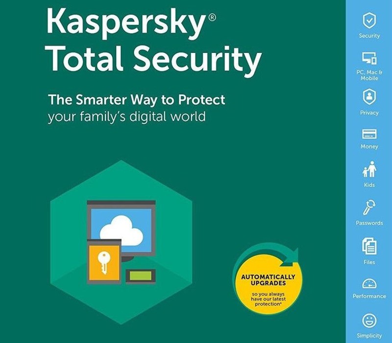 Kaspersky Total Security 2023 US Key (1 Year / 10 Devices)